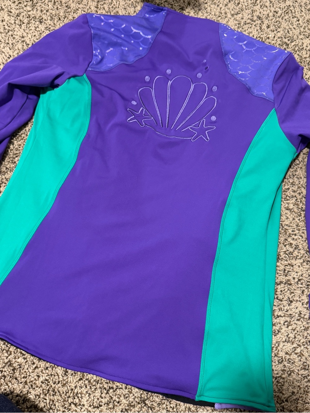 Crowned Athletics Little Mermaid/Ursula reversible jacket - Picture 3 of 4